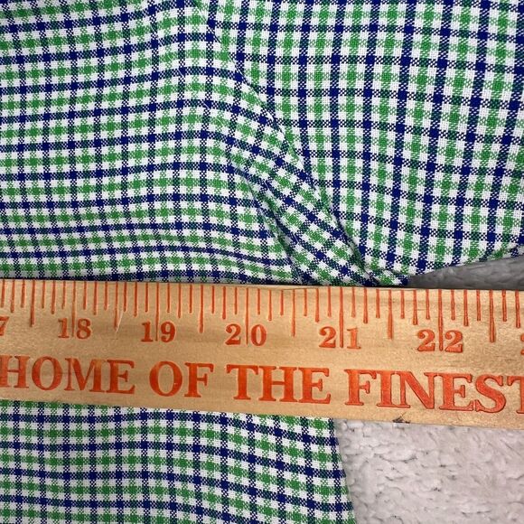 Polo Ralph Lauren Oxford Long Sleeve Shirt Green & White Classic Mens Fit Sz M - Picture 4 of 7